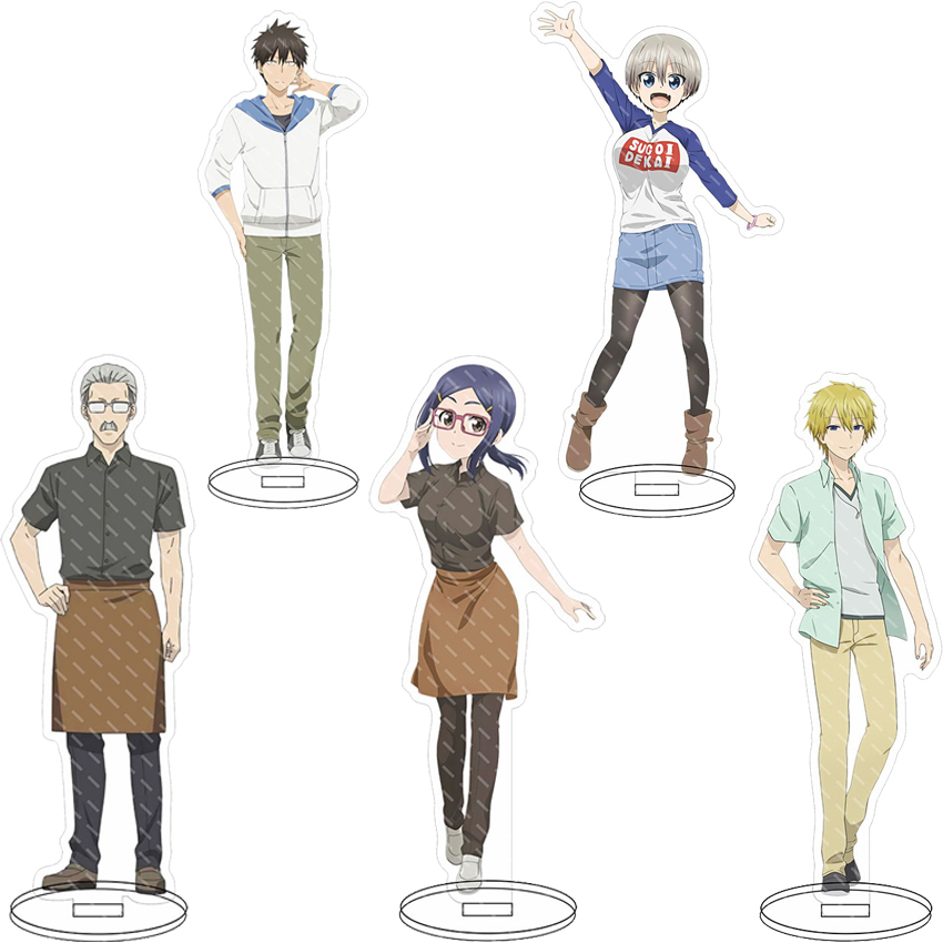 Anime Cosplay Rental - แท่นอะคริลิกอนิเมะขนาด 16 ซม. จากเรื่อง Uzaki-chan Wants