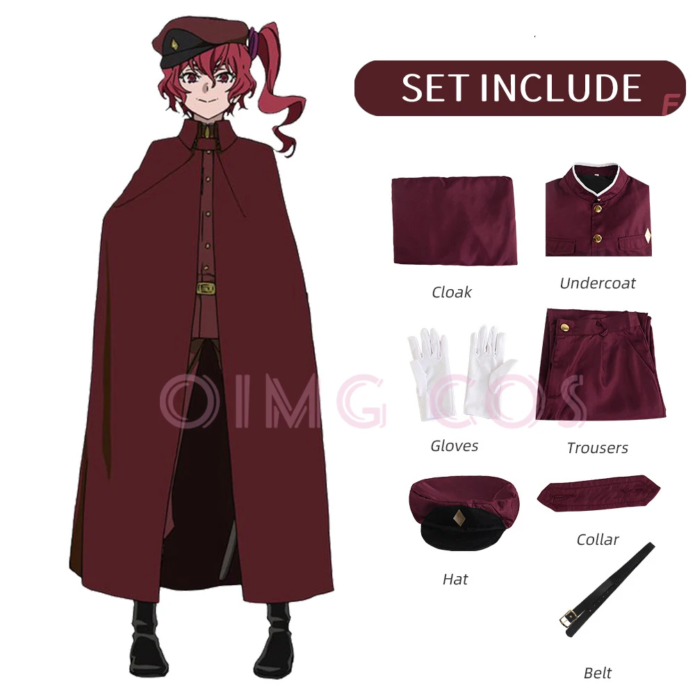 Anime Cosplay Wig - โอคุระ เทรุโกะคอสเพลย์ ซุเอฮิโระ เทคโชะเครื่องแต่งกายบุงโก สเตรย์ ด็อกส์วิกผมผู้ใหญ่
