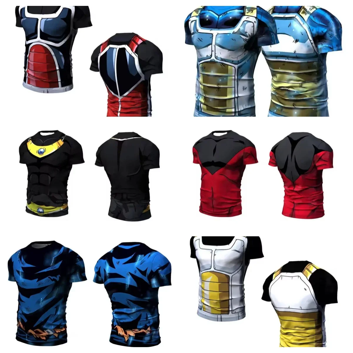 Dragon Ball Saiyan Armor - เสื้อยืดคอกลมทรงโอเวอร์ไซส์พิมพ์ลาย 3 มิติ ลายเกราะซูเปอร์ไซยันของเวจิต้าจากดราก้อนบอล คอลเลกชันฤดูร้อน 2026
