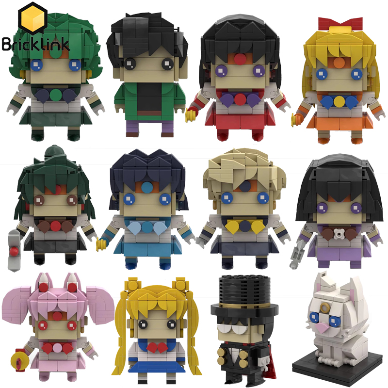 Anime Cosplay Idea - ตัวต่อ Bricklink Friends Pretty Soldier Moon