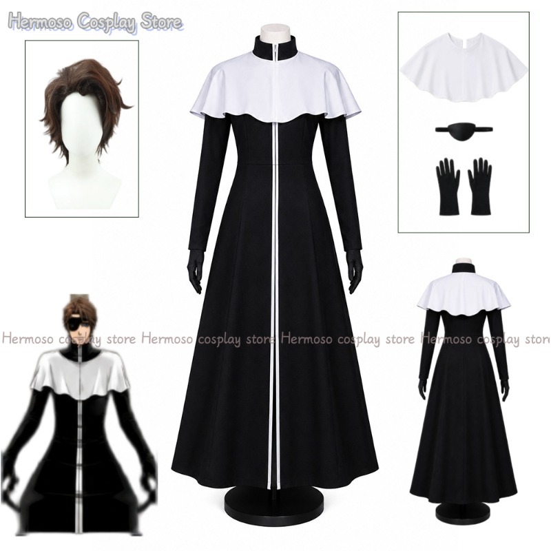 Anime Cosplay Female Characters - ชุดคอสเพลย์อนิเมะ Bleach ไอเซ็น โซซึเกะ ชุดกัปตัน เสื้อฮาโอริสีขาว