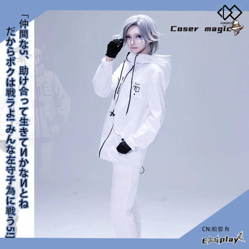 Women Anime Cosplay - เกม HUNDRED LINE Aotsuki Eito คอสเพลย์เครื่องแต่งกายชุดปาร์ตี้ฮาโลวีนสําหรับผู้หญิงผู้ชาย