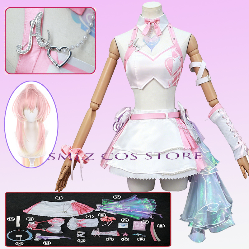 Cosplay Korean Anime - ชุดคอสเพลย์เกม Wuthering Waves ของ Aemeath แบบใหม่
