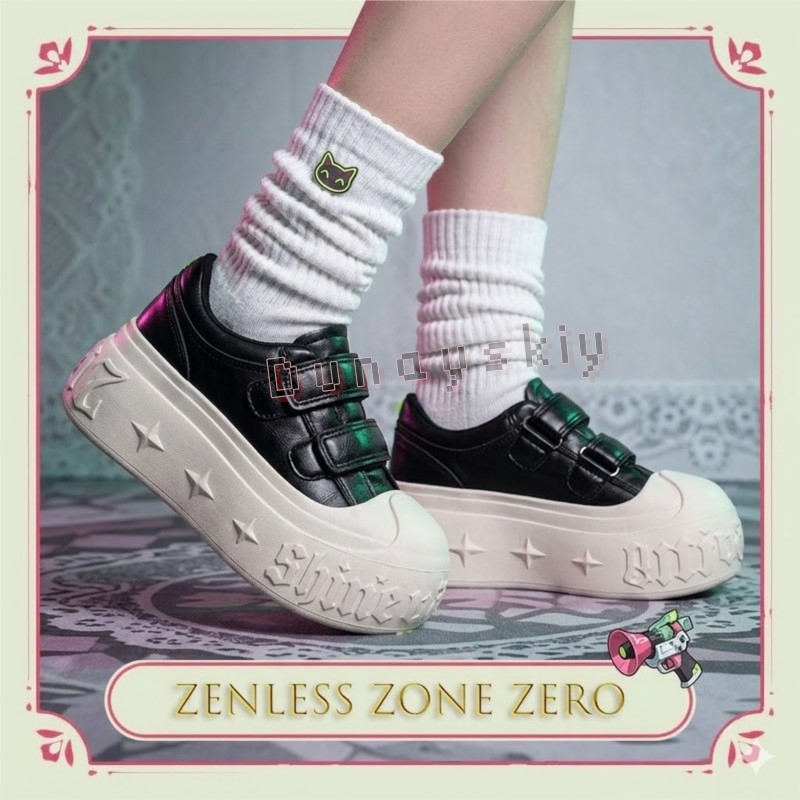 Anime Zero Cosplay - รองเท้าคอสเพลย์ Zenless Zone Zero Sunna สำหรับงานเลี้ยงน้ำชา