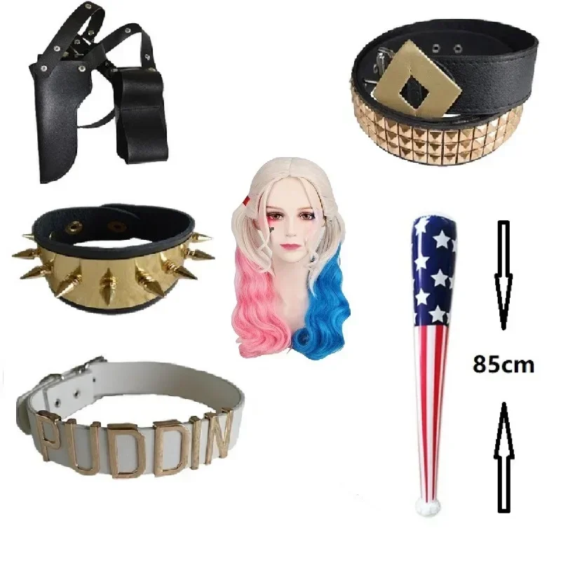 Anime Harley Quinn Cosplay - Zelfmoord COSPLAY squinn มอนสเตอร์ arband Riem