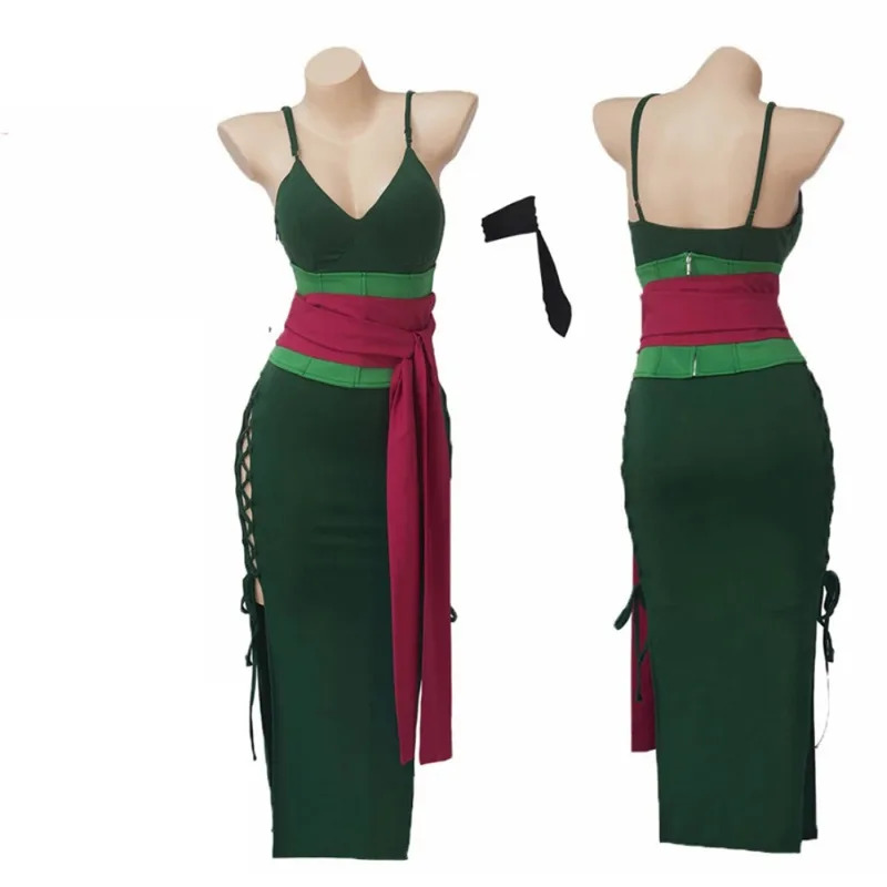 ชุดคอสเพลย์โรโรโนอา โซโล จากอน - Anime Zoro Cosplay Female บทวิจารณ์และราคา