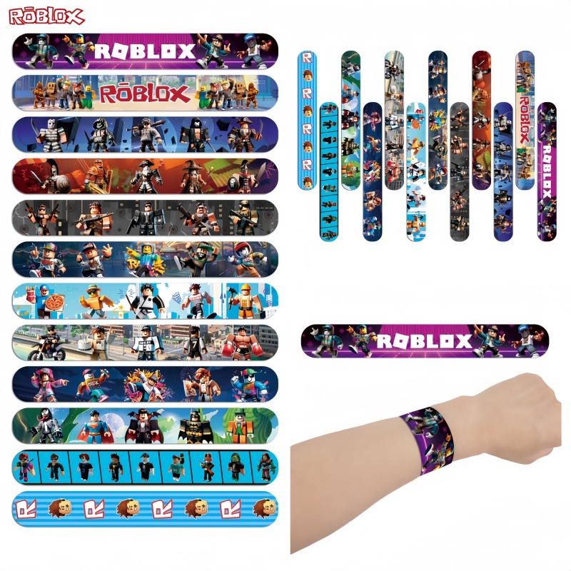 12/24 ชิ้น สายรัดข้อมือยืดหยุ่ - Anime Cosplay Roblox บทวิจารณ์และราคา