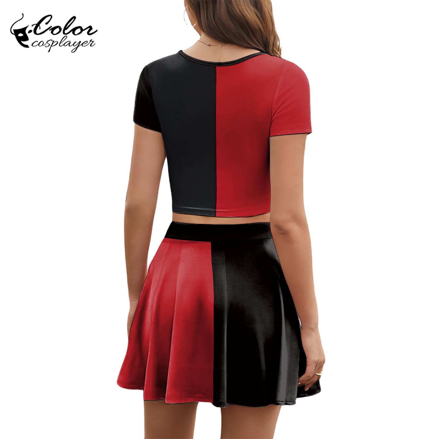 ชุดคอสเพลย์ตัวตลกหญิงจากภาพยนต - Anime Harley Quinn Cosplay บทวิจารณ์และราคา