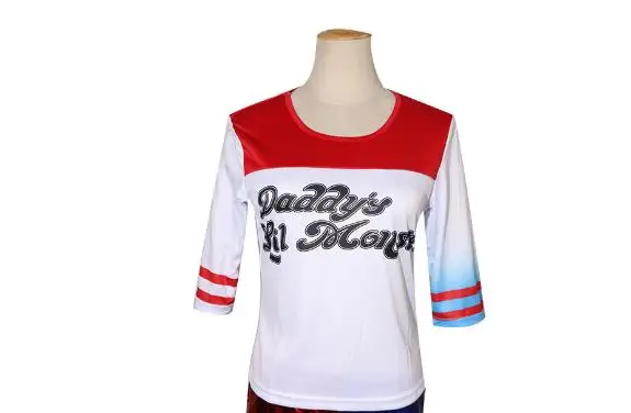 เครื่องแต่งกายของคอสเพลย์ Quin - Anime Harley Quinn Cosplay บทวิจารณ์และราคา