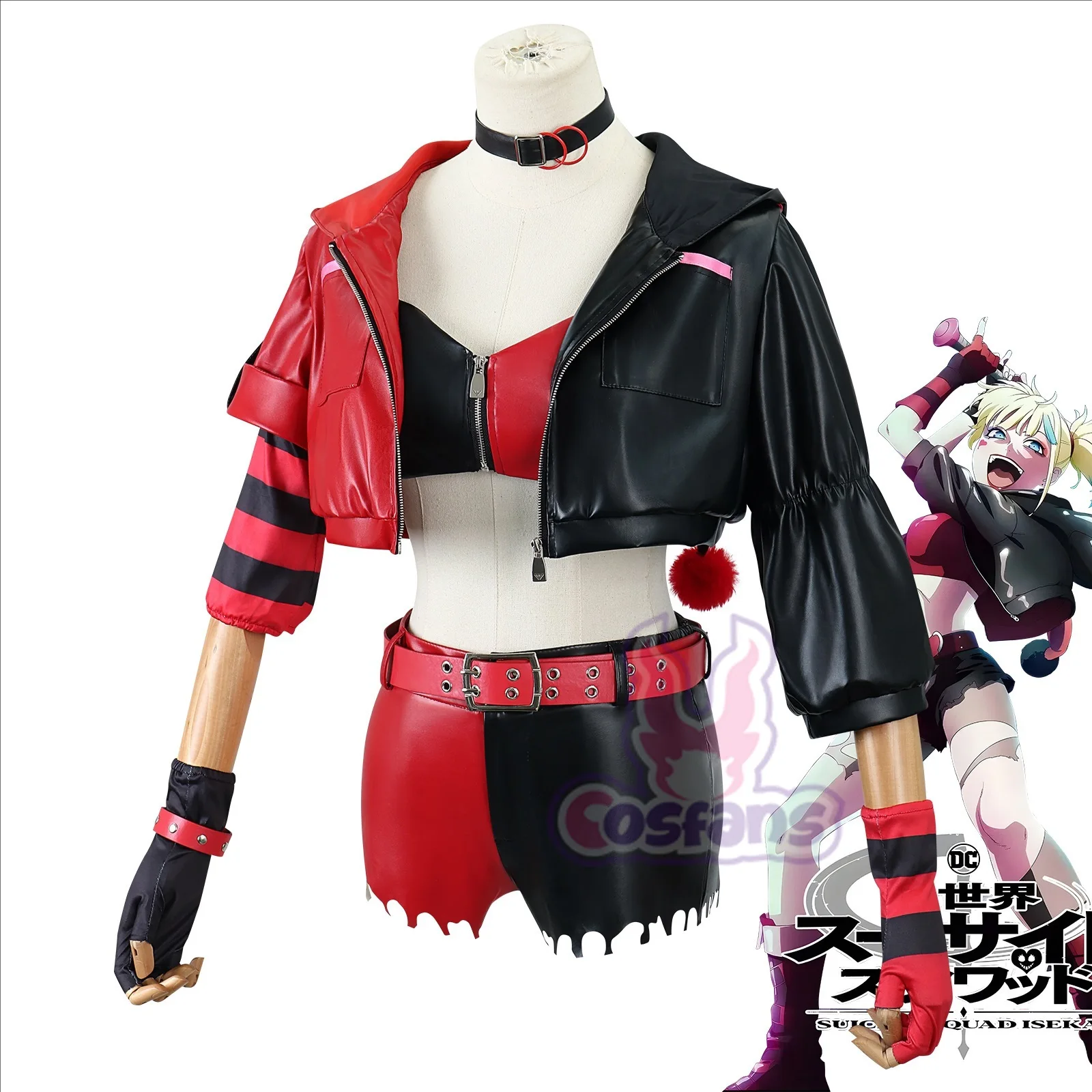วิกชุดคอสเพลย์ผู้หญิงควินน์ฆ่า - Anime Harley Quinn Cosplay บทวิจารณ์และราคา