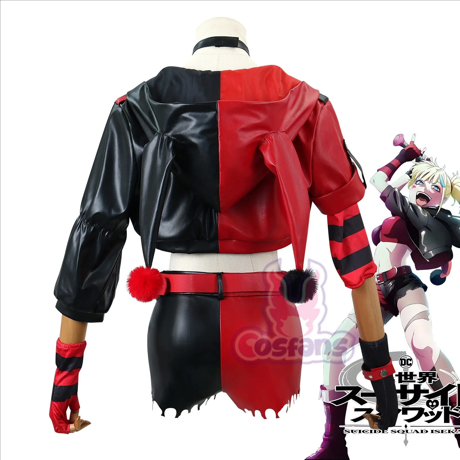 วิกชุดคอสเพลย์ผู้หญิงควินน์ฆ่า - Anime Harley Quinn Cosplay บทวิจารณ์และราคา