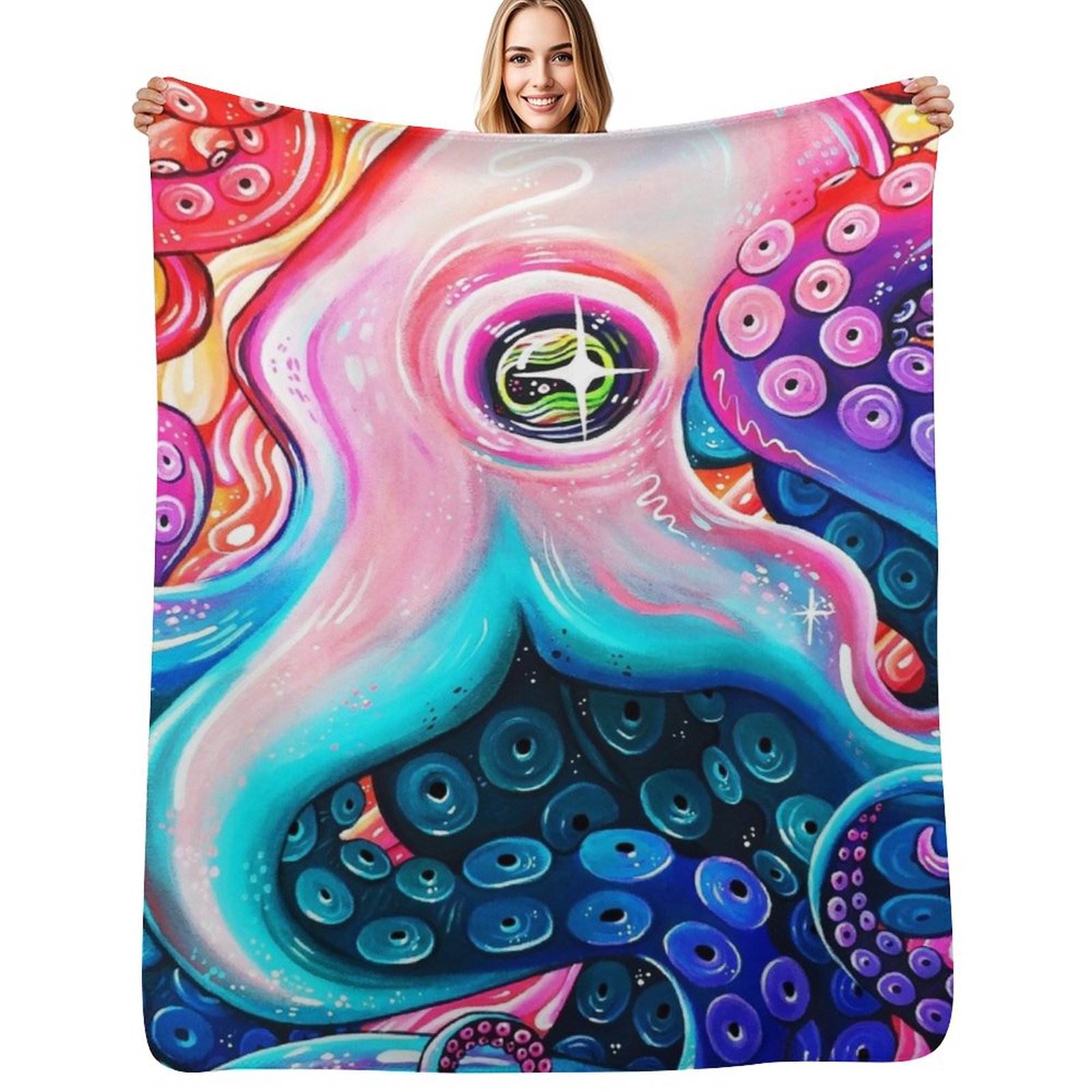 ผ้าห่ม GlitterOctopus ไอเดียขอ - Anime Cosplay Idea บทวิจารณ์และราคา