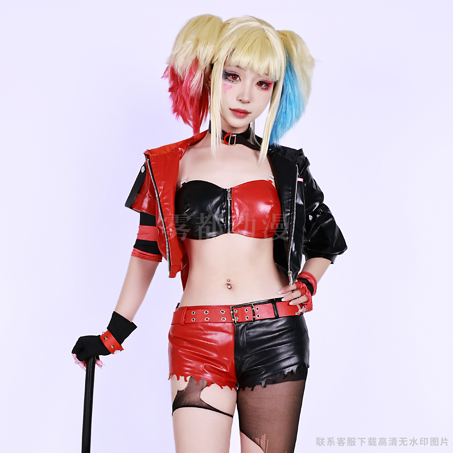 ภาพยนตร์ฆ่าตัวตายคอสเพลย์ Harl - Anime Harley Quinn Cosplay บทวิจารณ์และราคา