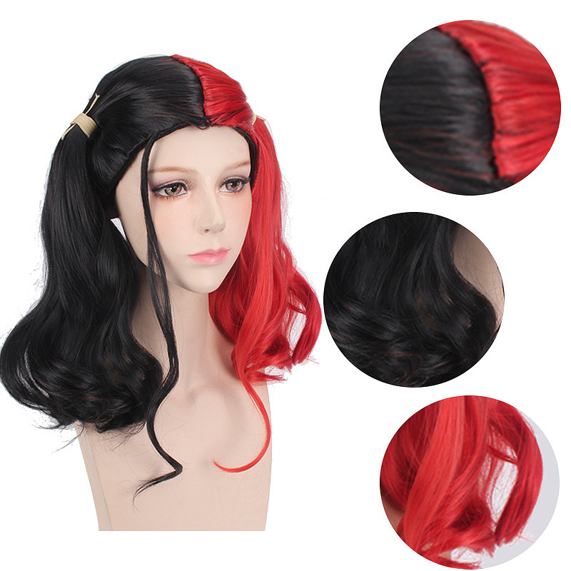 ผู้หญิงฮาโลวีนซุปเปอร์วายร้ายฮ - Anime Harley Quinn Cosplay บทวิจารณ์และราคา