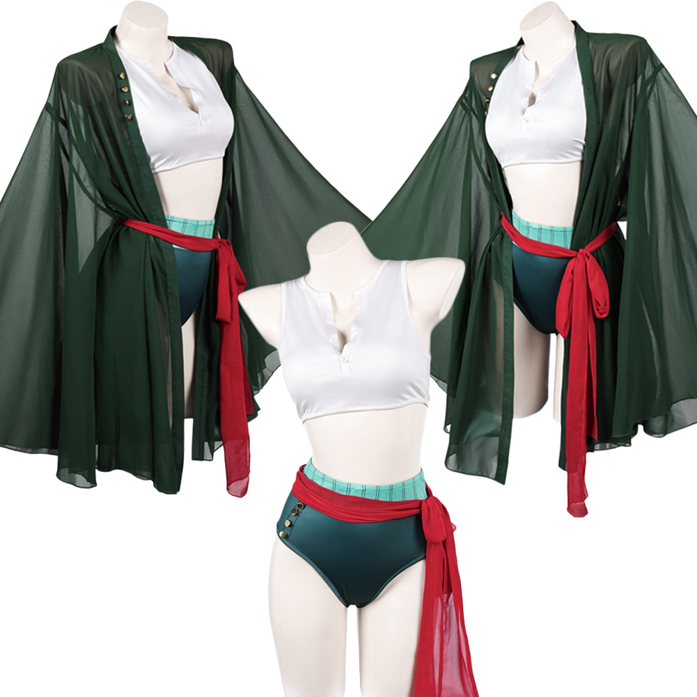 อะนิเมะโจรสลัดโรโรโนอาคอสเพลย์ - Anime Zoro Cosplay Female บทวิจารณ์และราคา